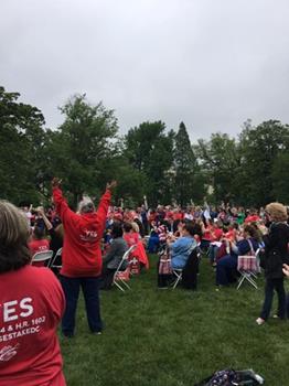 Click to view album: OPEIU Local 40 and 459 Nurses at the Safe Staffing Rally in Washington, D.C. on Thursday, May 12, 2016
